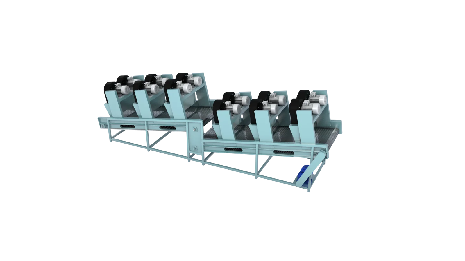 Air-blower Drying Conveyor