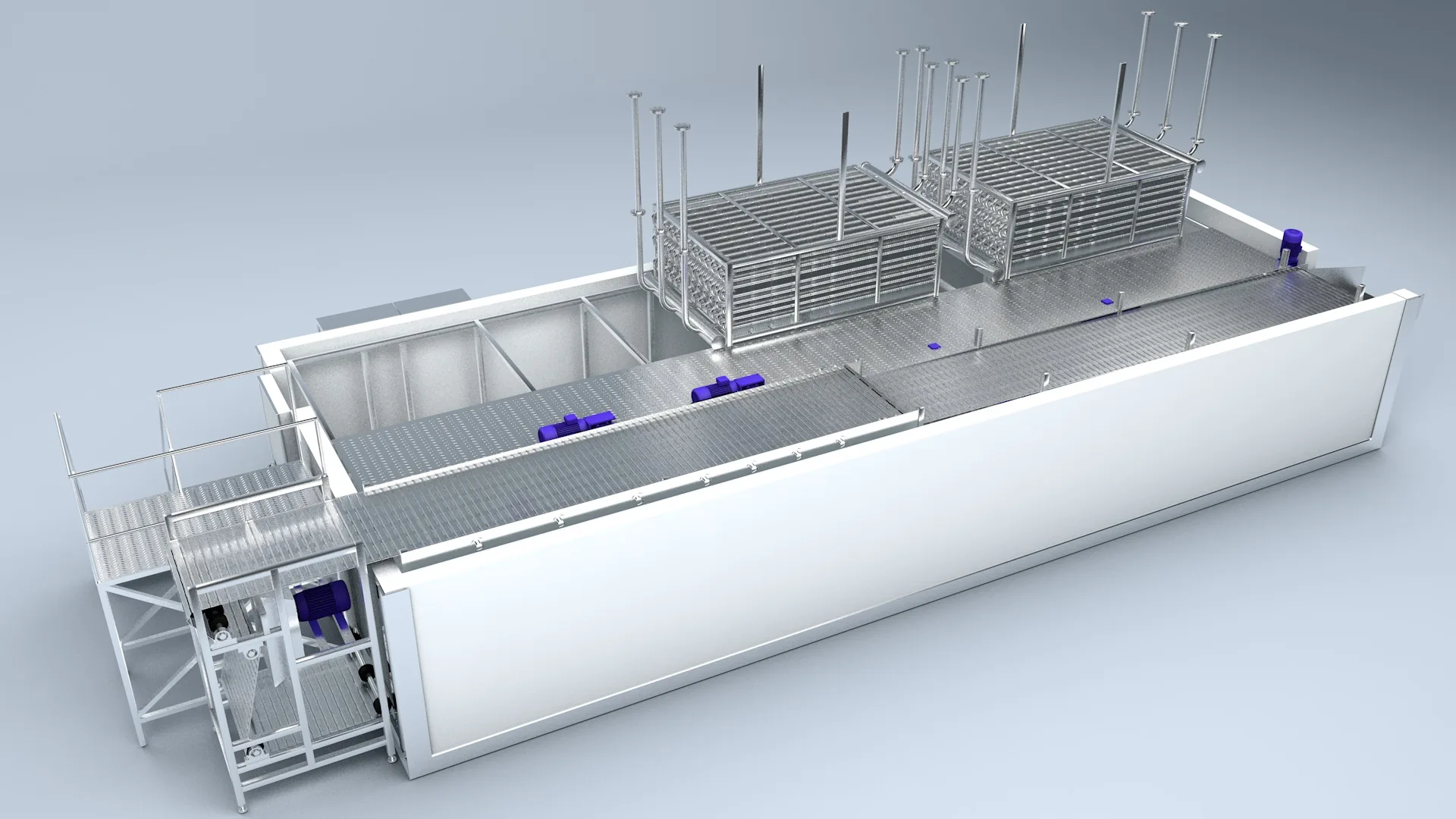 Fluidized Bed IQF Freezer detail