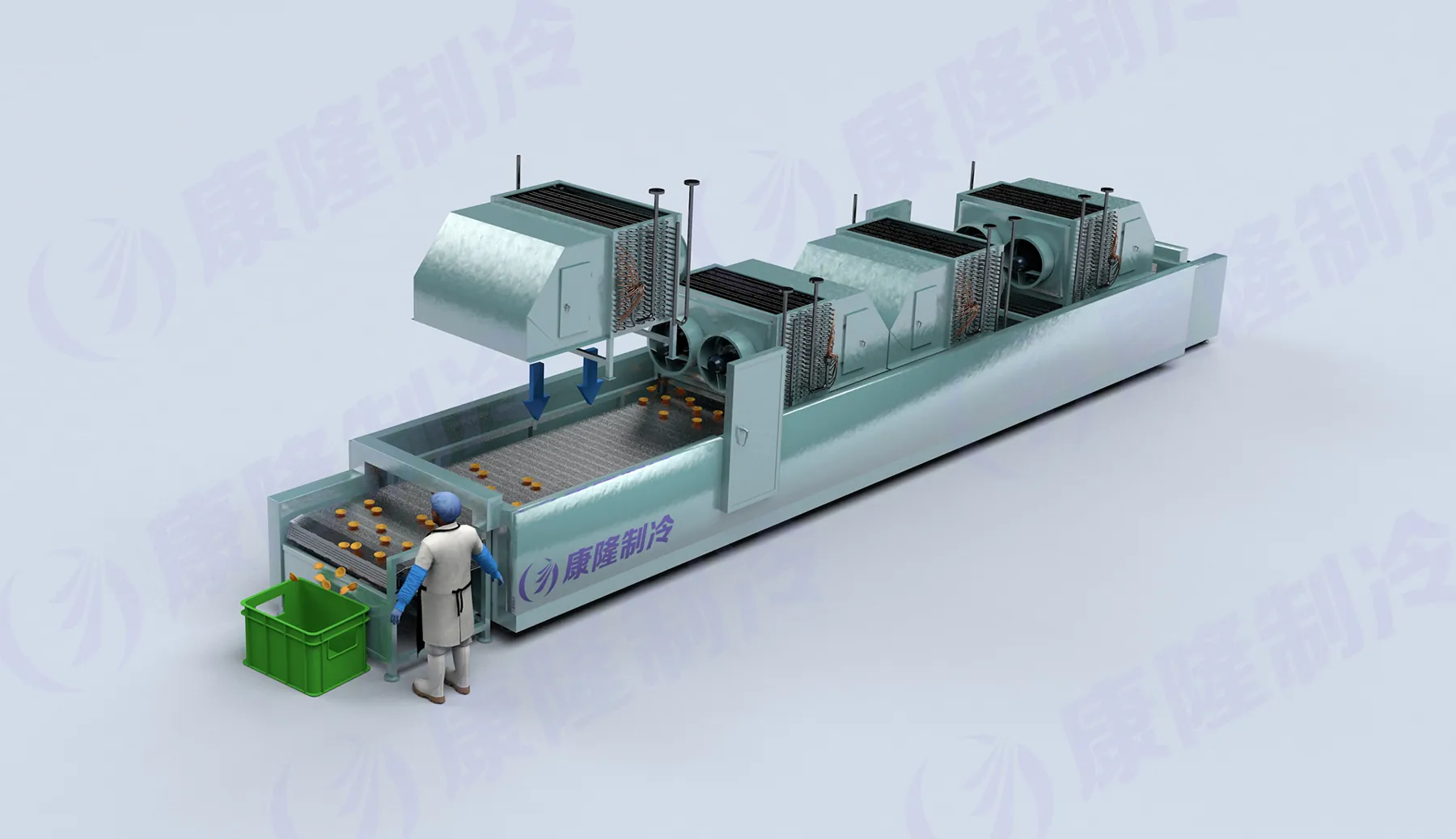 Tunnel IQF Freezer detail 1